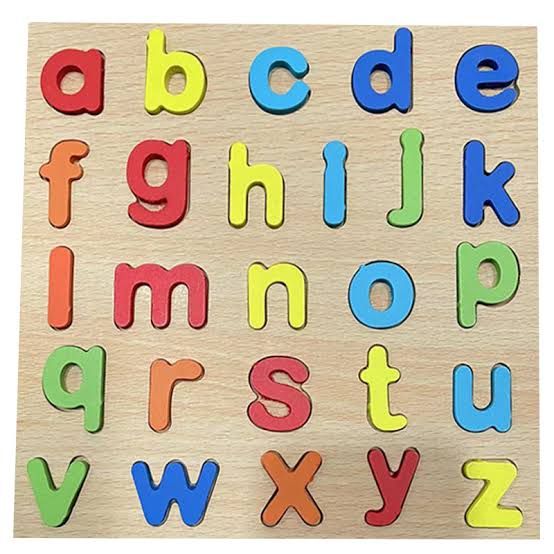 Wooden English Letters - English Counting Alphabets - Baby Learning - Kids Learning Toys