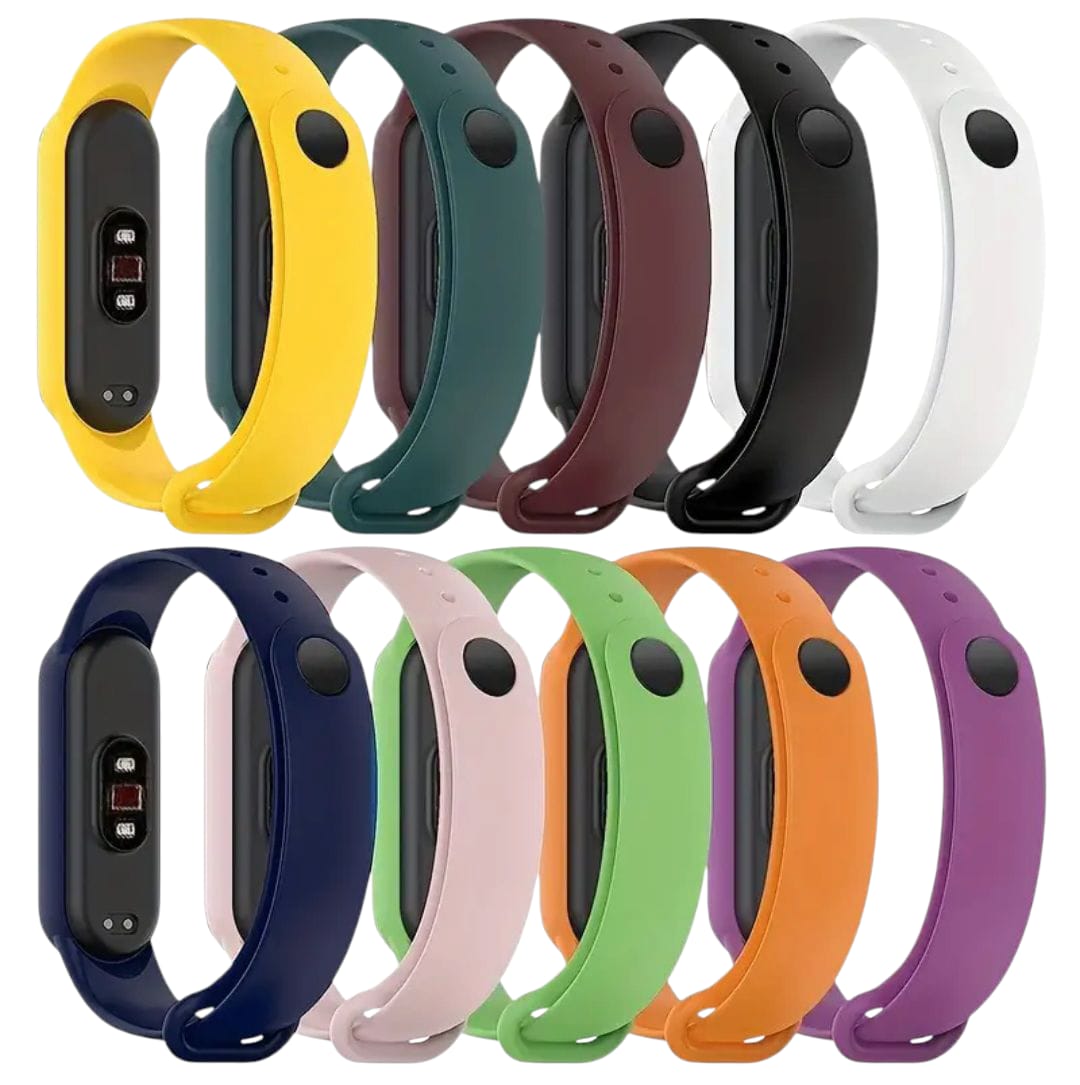 Xiaomi Mi Band 7/6/5 Silicone Wrist Strap - Adjustable Sports Watch Band Replacement Accessory - New