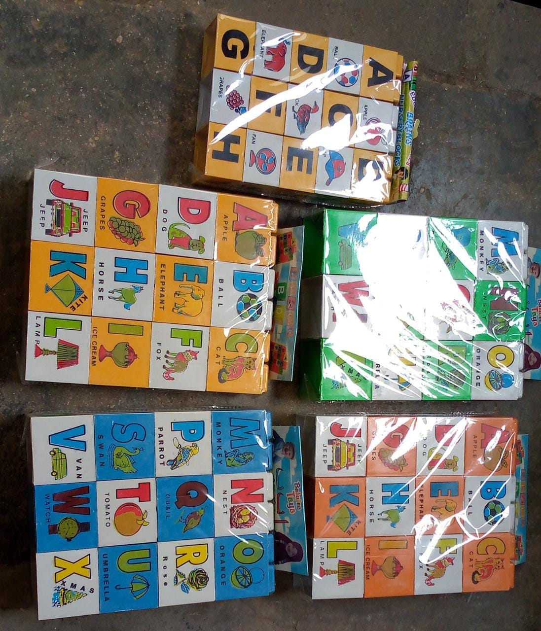 Educational Blocks Set For Kids - Nursery Alphabets & Number Blocks For Kids Education