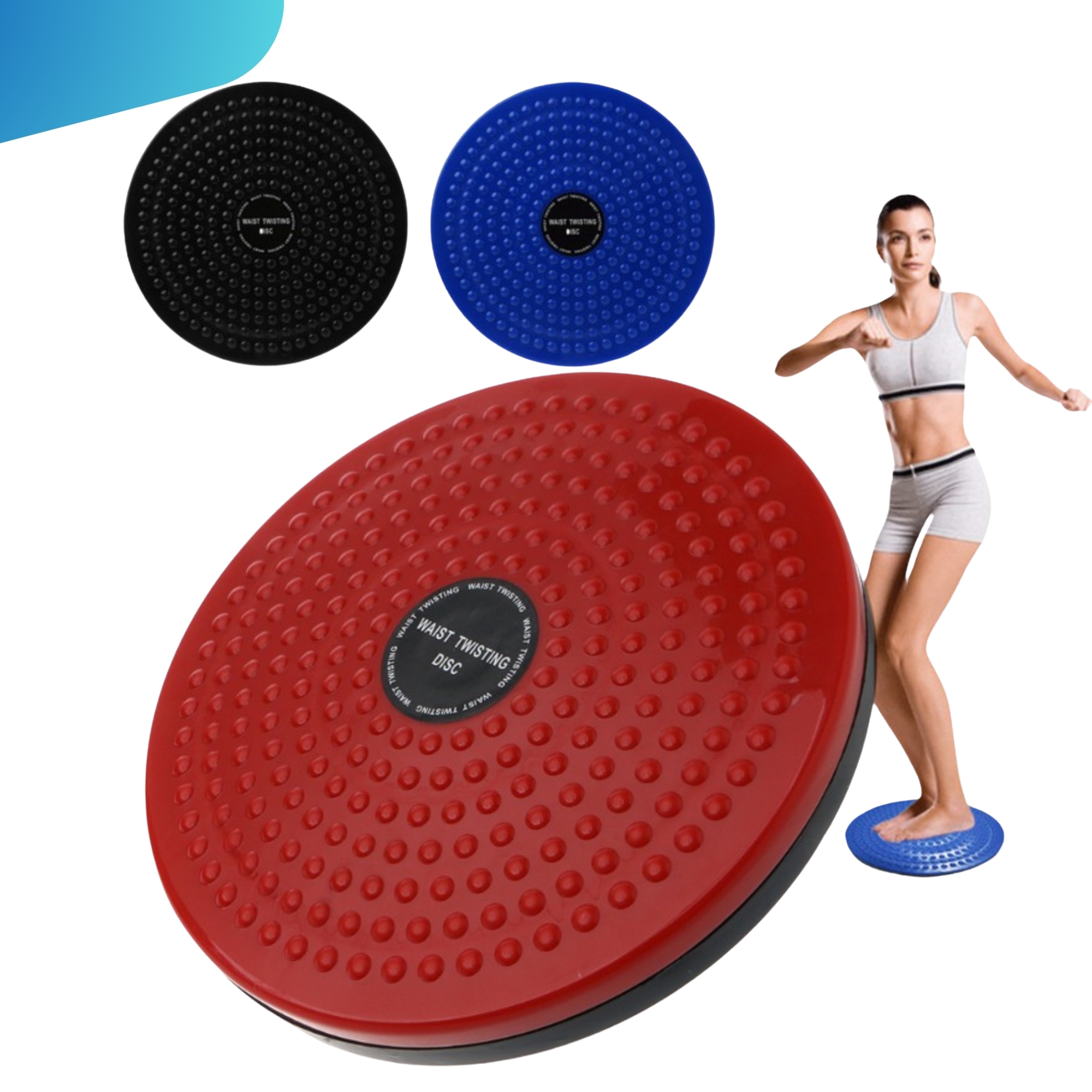 COLORFUL AB TWSITER WAIST TUMMY TRIMMER DISC FOR WOMEN AND MEN ROTATING BOARD EXERCISE FITNESS SPORTS EQIUPMENT FOR HOME GYM