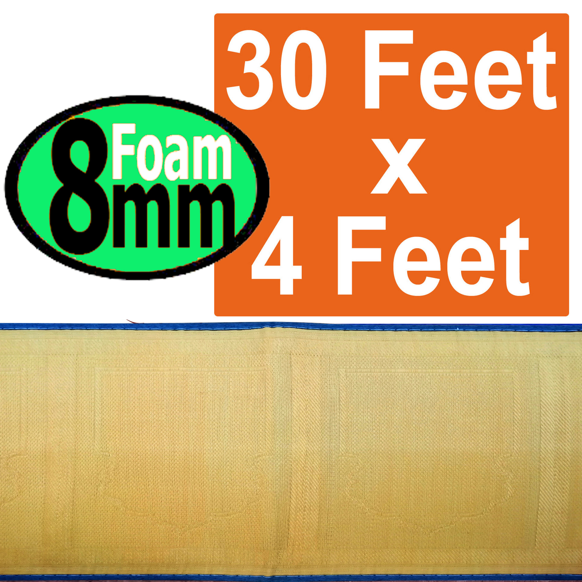 Prayer Mat with Underlay Foam Padding, Soft Plastic Janamaz Saf Chatai ...