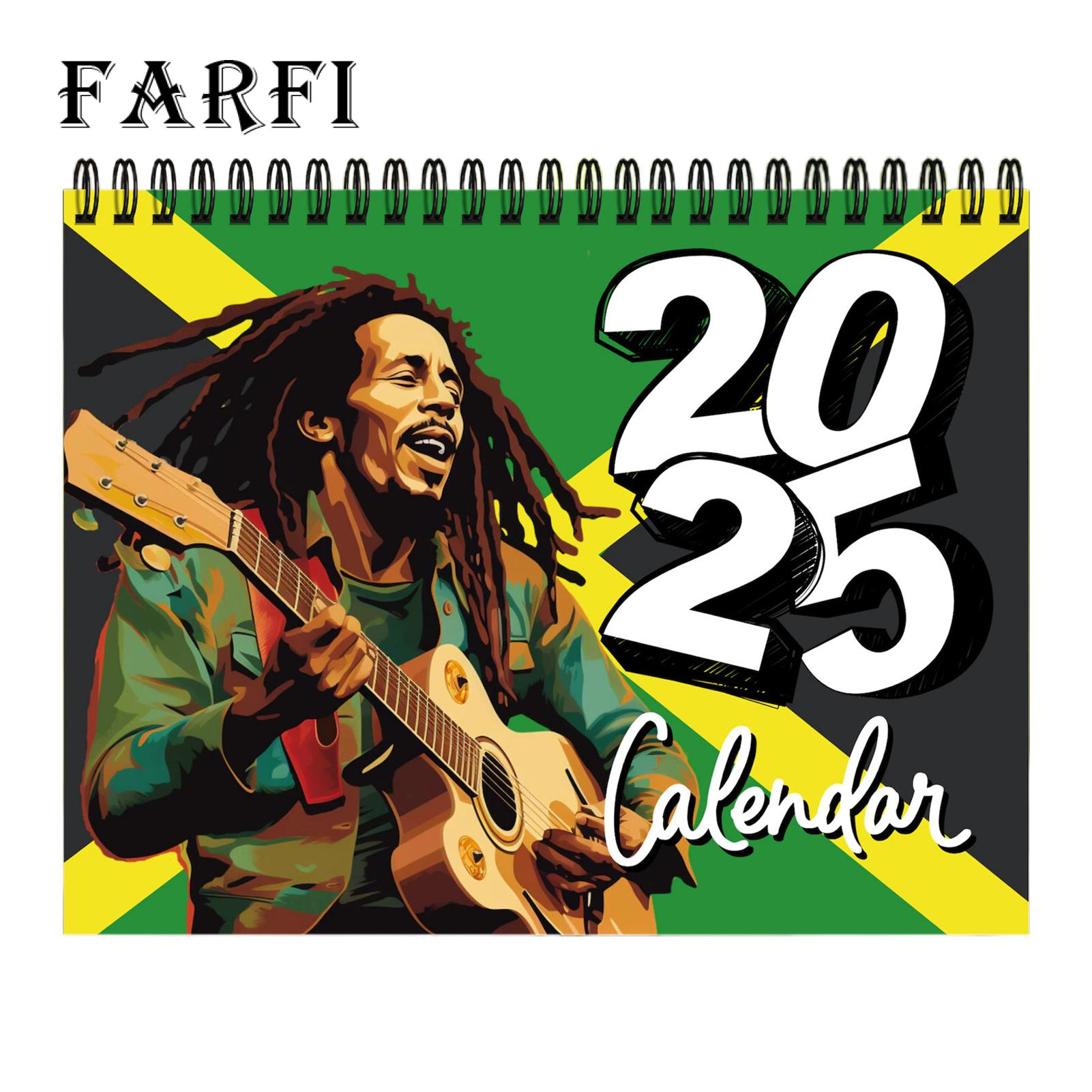 2025 Calendar 2025 Reggae Legend Bob 12 Month Calendar with