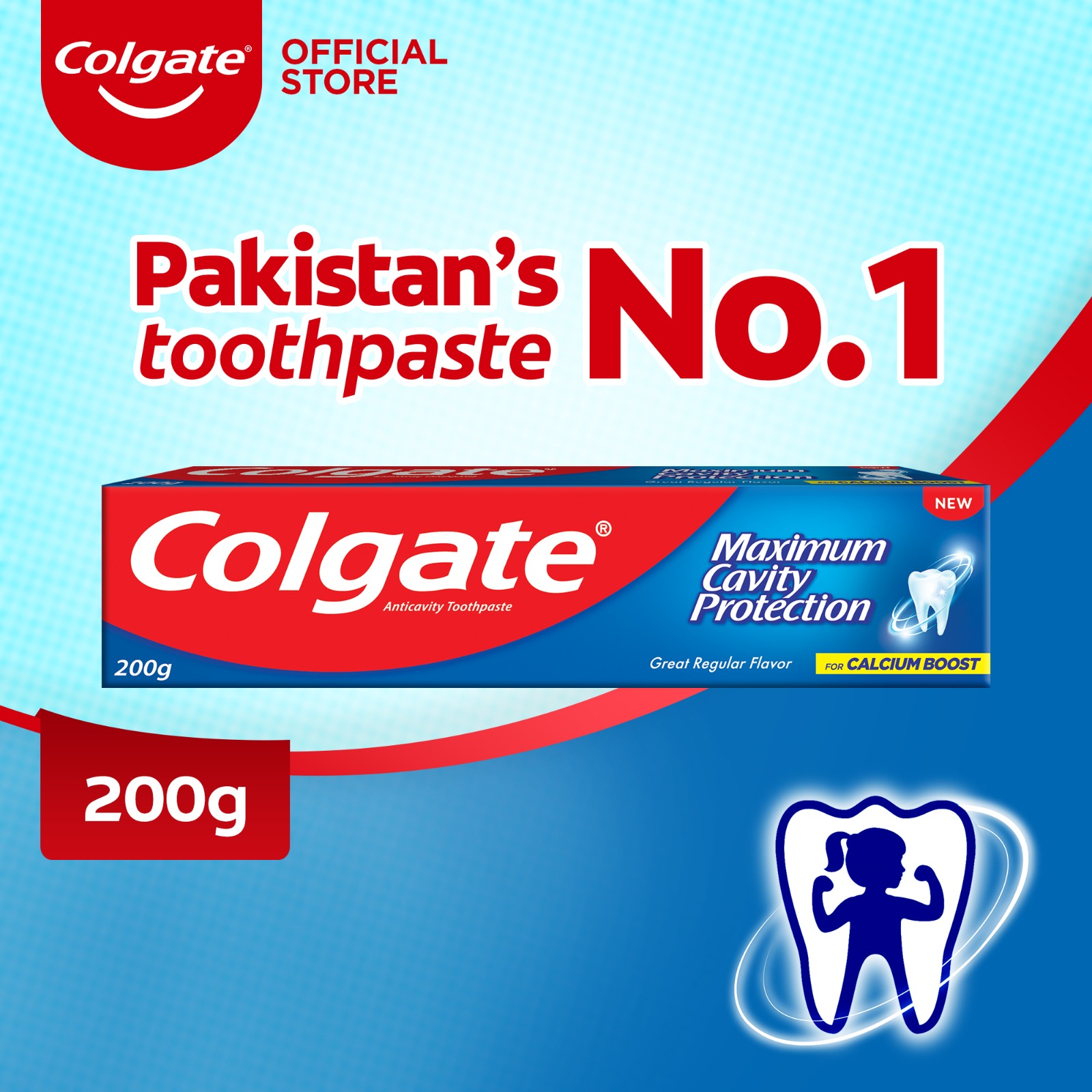Colgate Maximum Cavity Protection Toothpaste 200g - Regular