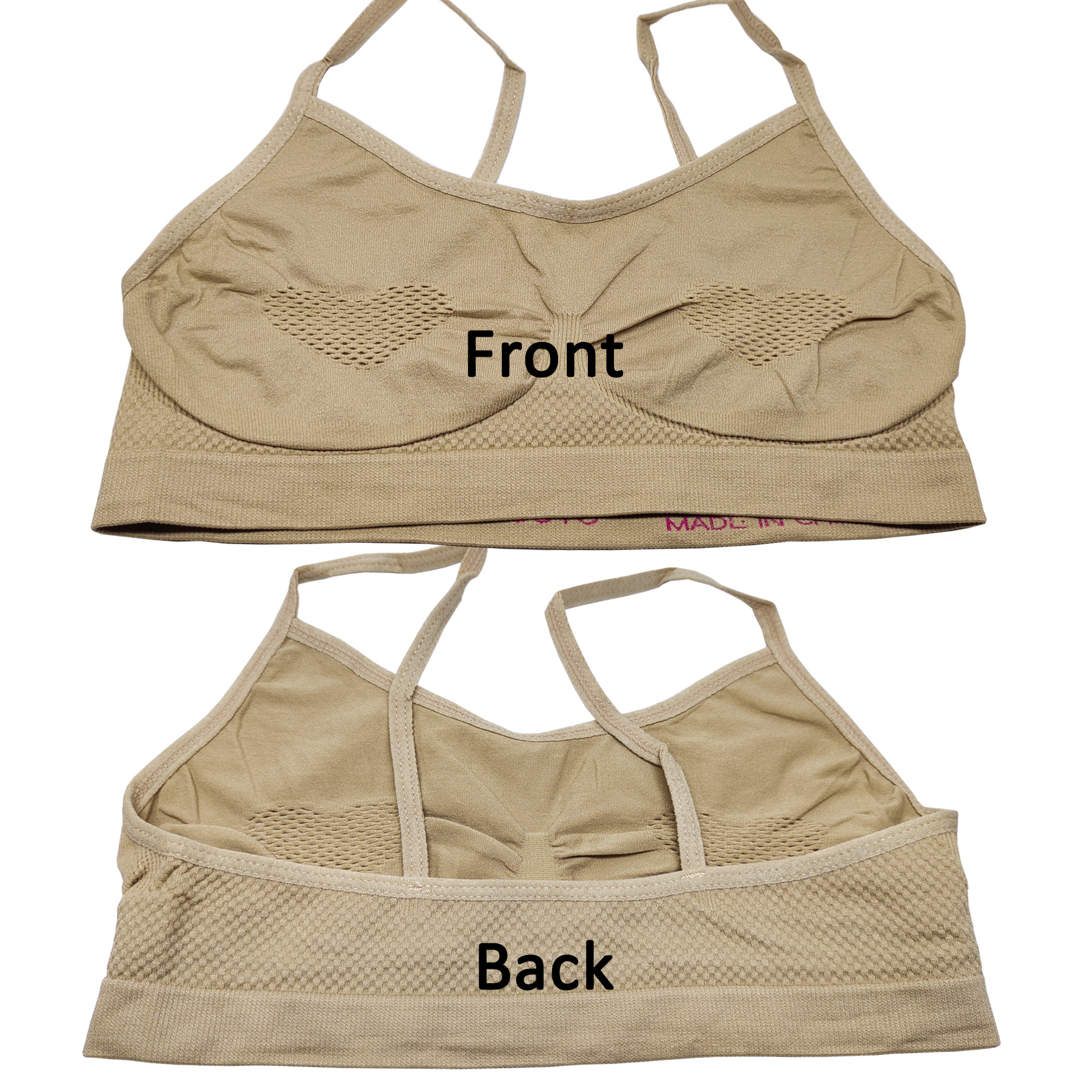 Free-Sized Teenage Girl Training Bras for Girls and Young Women Non Padded  Soft Cute Bralette Underwear for Puberty Girls 9-18 Years in Skin and Black  Blouse for Women