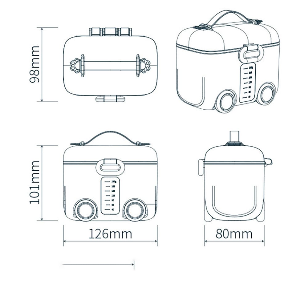 Milk Container For Baby, Baby Milk Container Box Imported