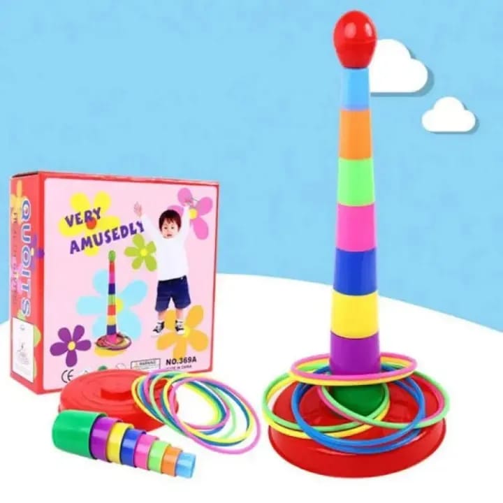 5-Step Roll Ball Tower Game Toy – Experience the Thrill of Rolling with an Exciting Ball Track! Stocked Baby Toy Tower Puzzle with Rolling Ball, Bell Stackers – A Fun and Educational Developmental Toy for Children