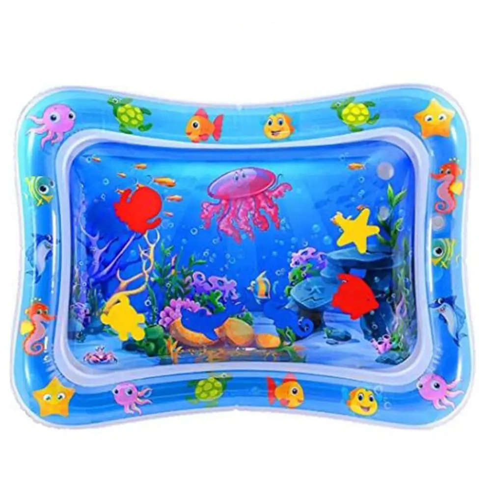 Baby Kids Inflatable Water Play Mat Kids Tummy Time Playmat Toys for Children Summer Pool Beach Game Cool Mat Toy