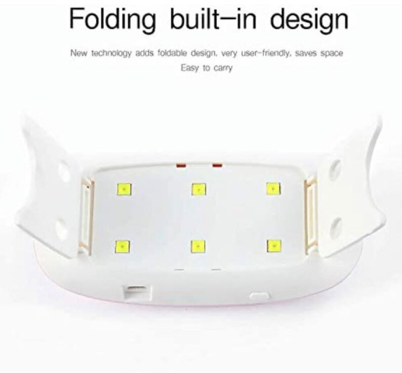 UV LED Lamp  for Nail dryer - Nail Art Manicure Tools Pink Egg Shape Design 30S Fast Drying Curing Light for Gel Polish