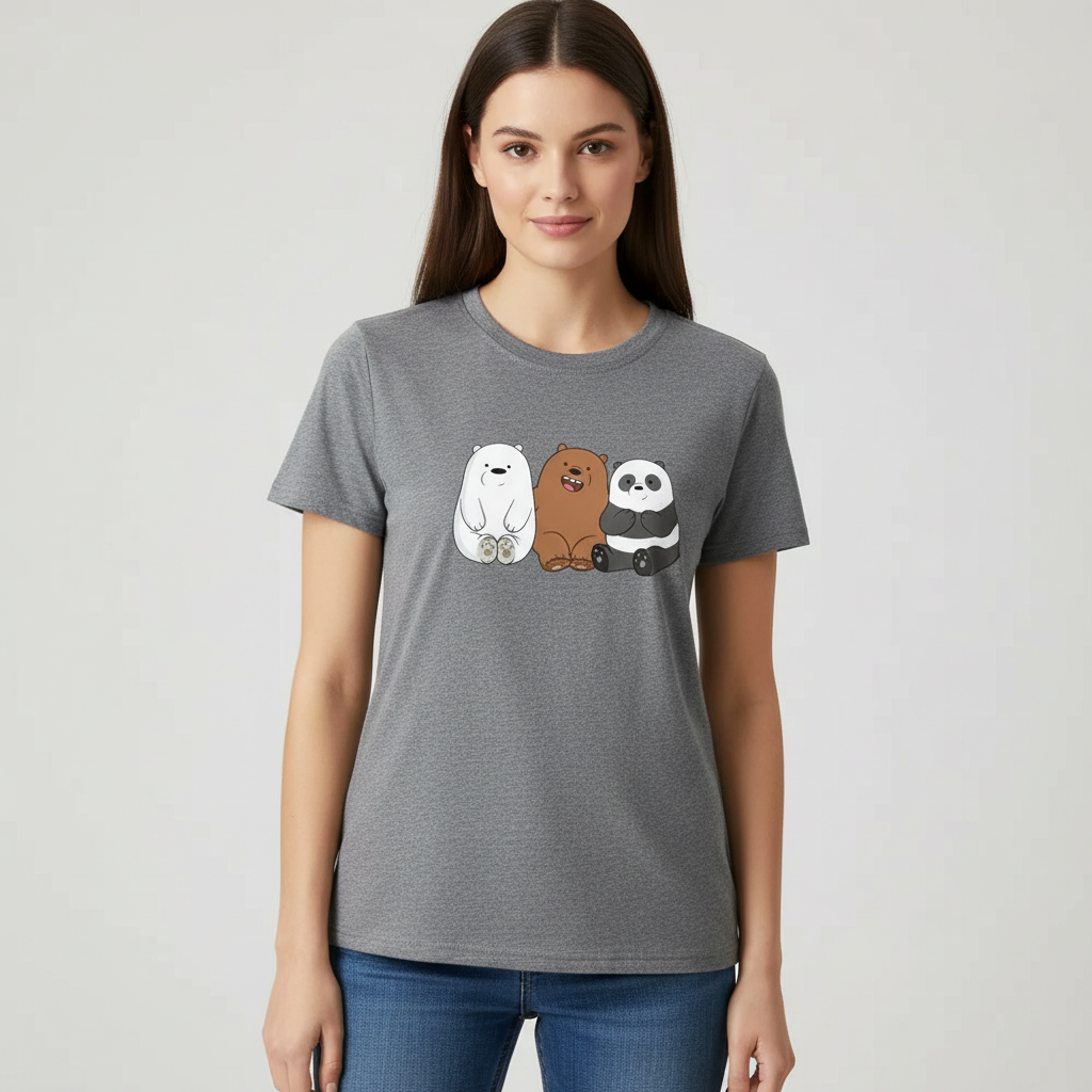 Summer Printed T shirt Half sleeve For Girls & Women's By Topfitters 2.0