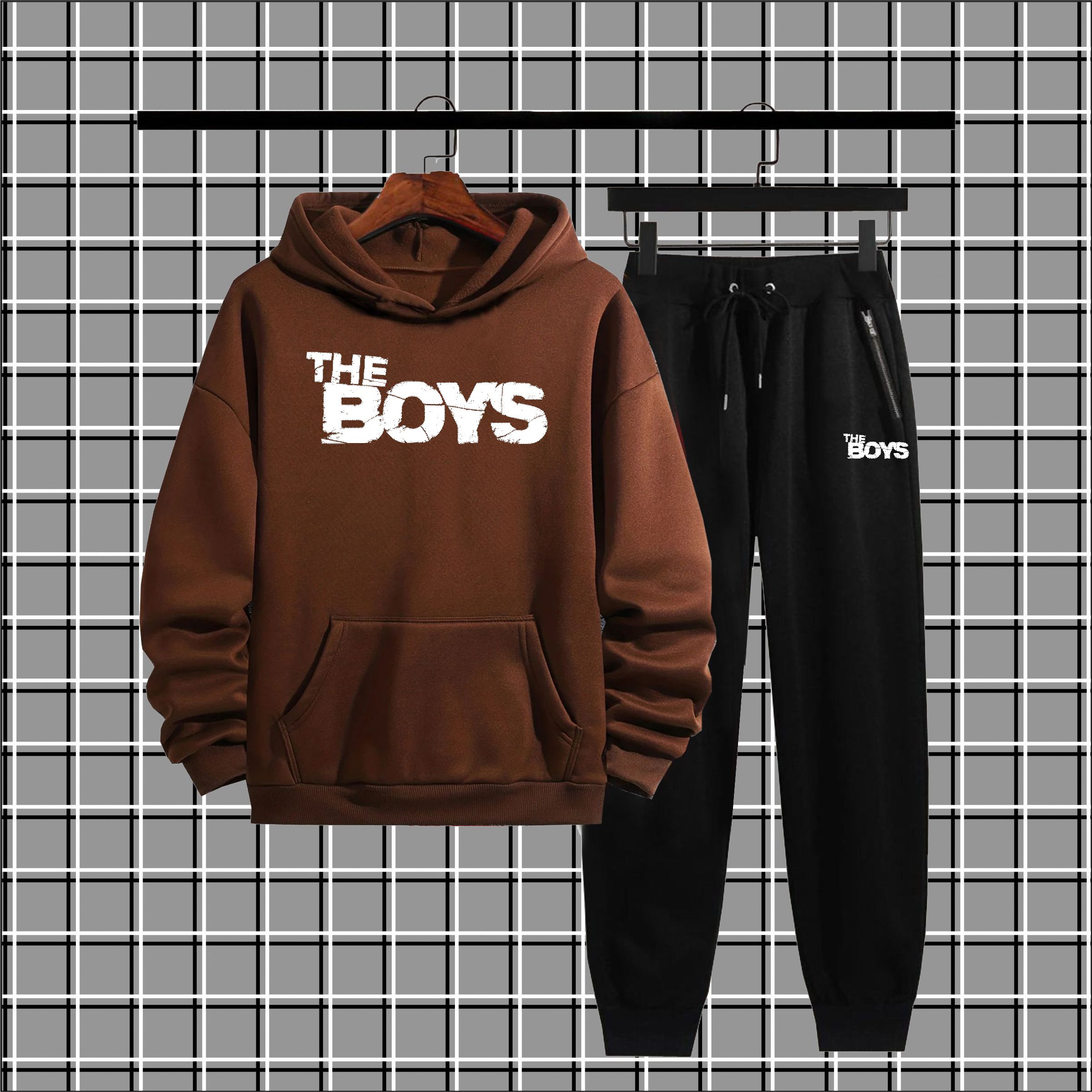 Printed winter Hood Tracksuit For Men and Boys