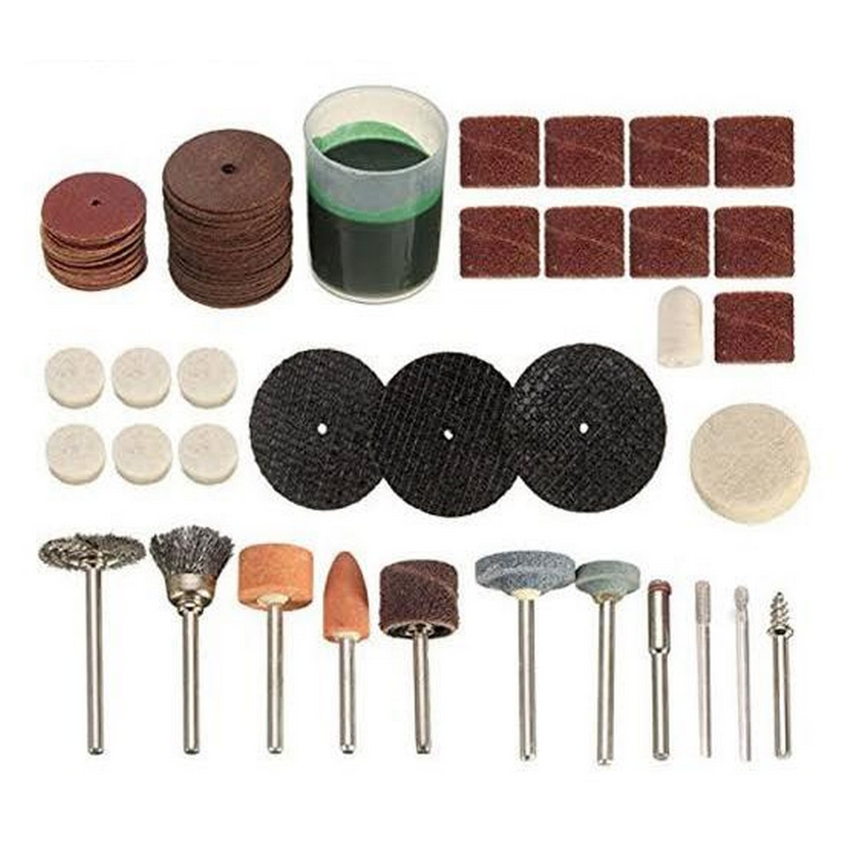 105 Pcs Rotary Tool Kit | Mini Drill Accessories Set for Cutting & Polishing