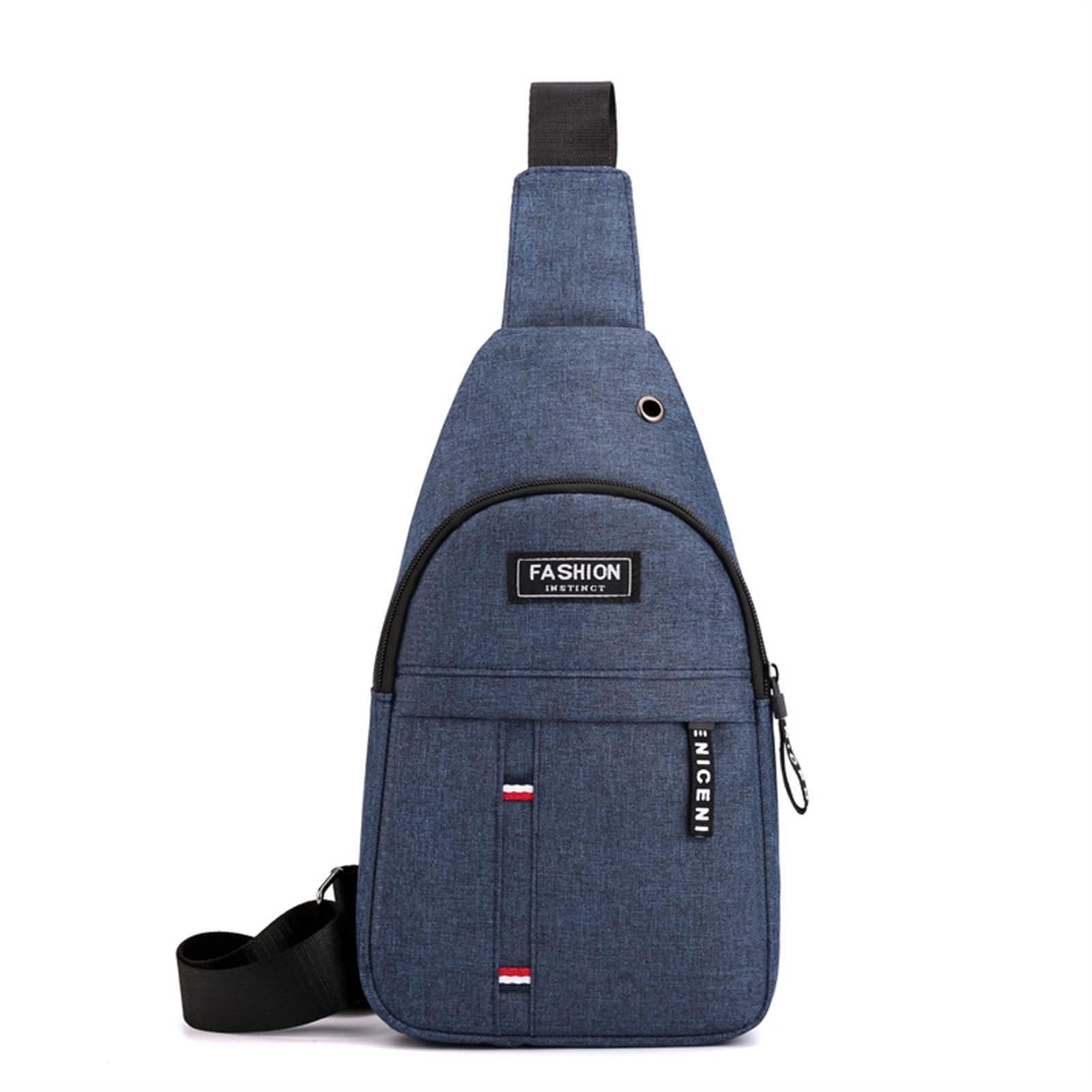 Men Chest Shoulder Bag Crossbody Mini Backpack Backpack for Mobile and Accessories Light Weight Bag use for Boys and Girls Men's Handbags Oxford Bag for Man