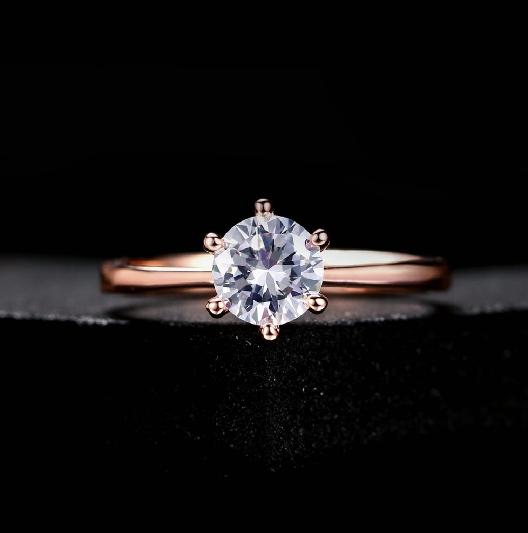 Diamond Ring Stainless Steel Ring For Girl & Woman