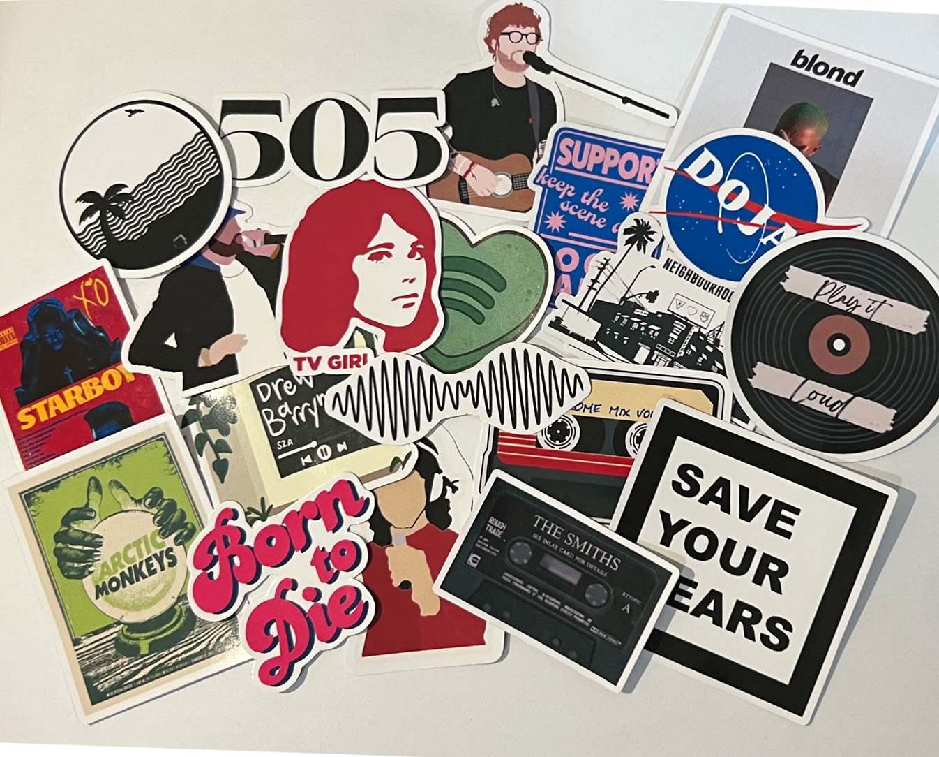 Pack of 10/15/20 Music Stickers Collection for Kids/Teens fans, Waterproof DIY stickers for Decor, Laptop, Water Bottle, Car Cup, Computer, Guitar, Skateboard, Luggage, PlayStation and Bike Bumper etc price in Pakistan