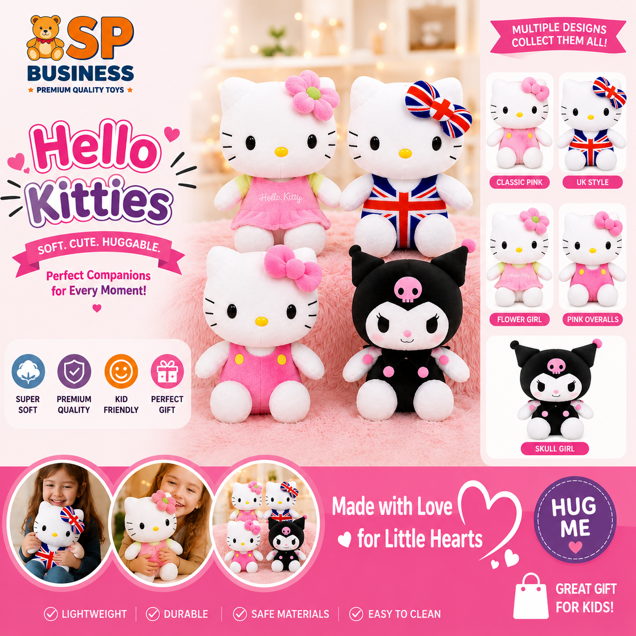 Hello Kitty Stuffed Plush Soft Toy