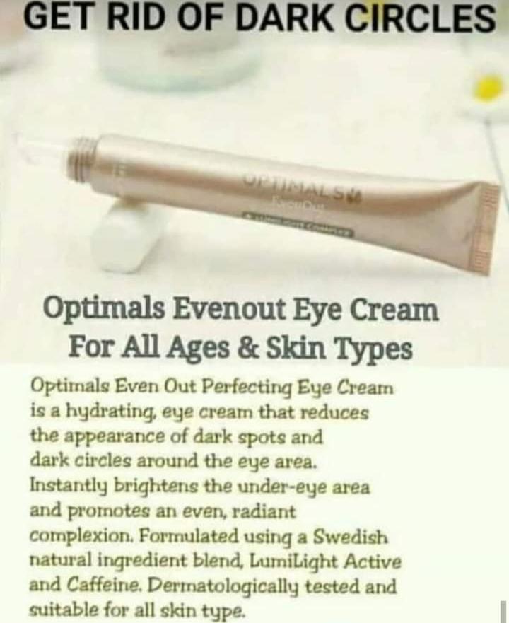 optimals even out eye cream