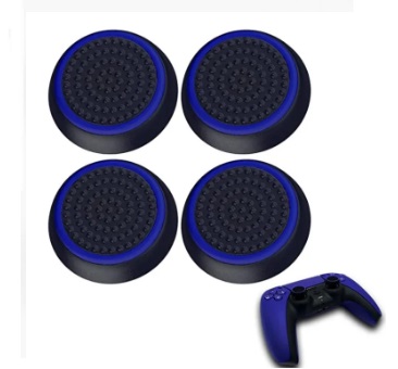 4pcs Thumb stick Caps Grip Accessory Set Aim Assist Caps For PS5 PS4 PS3 Xbox One Series X S Controller Sticks Joystick Protection