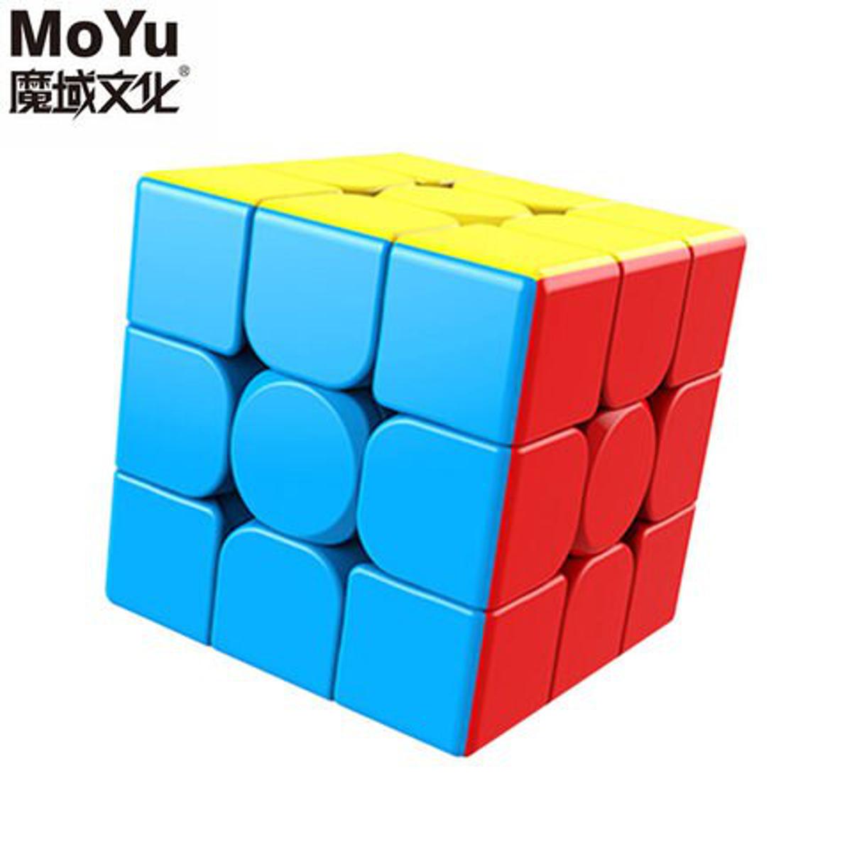 MoYu 3x3x3 Meilong Magic Speed Cube Stickerless Cube Puzzle Professional Speed Cubes Educational Toys | Rubiks cube 3x3 | Magic cube 3x3
