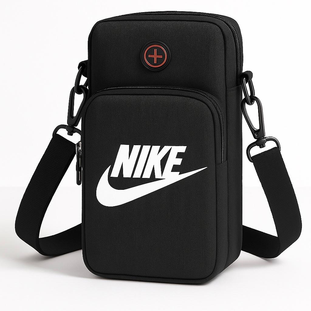 Balloon Nylon Mobile Phone Crossbody Bag – 3-Layer Wallet