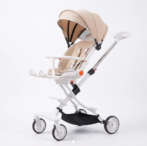 Baby Stroller, Foldable Four-Wheeled Child Stroller, Lightly and Easily Foldable Child Stroller, Suitable For 1-5 Years Old