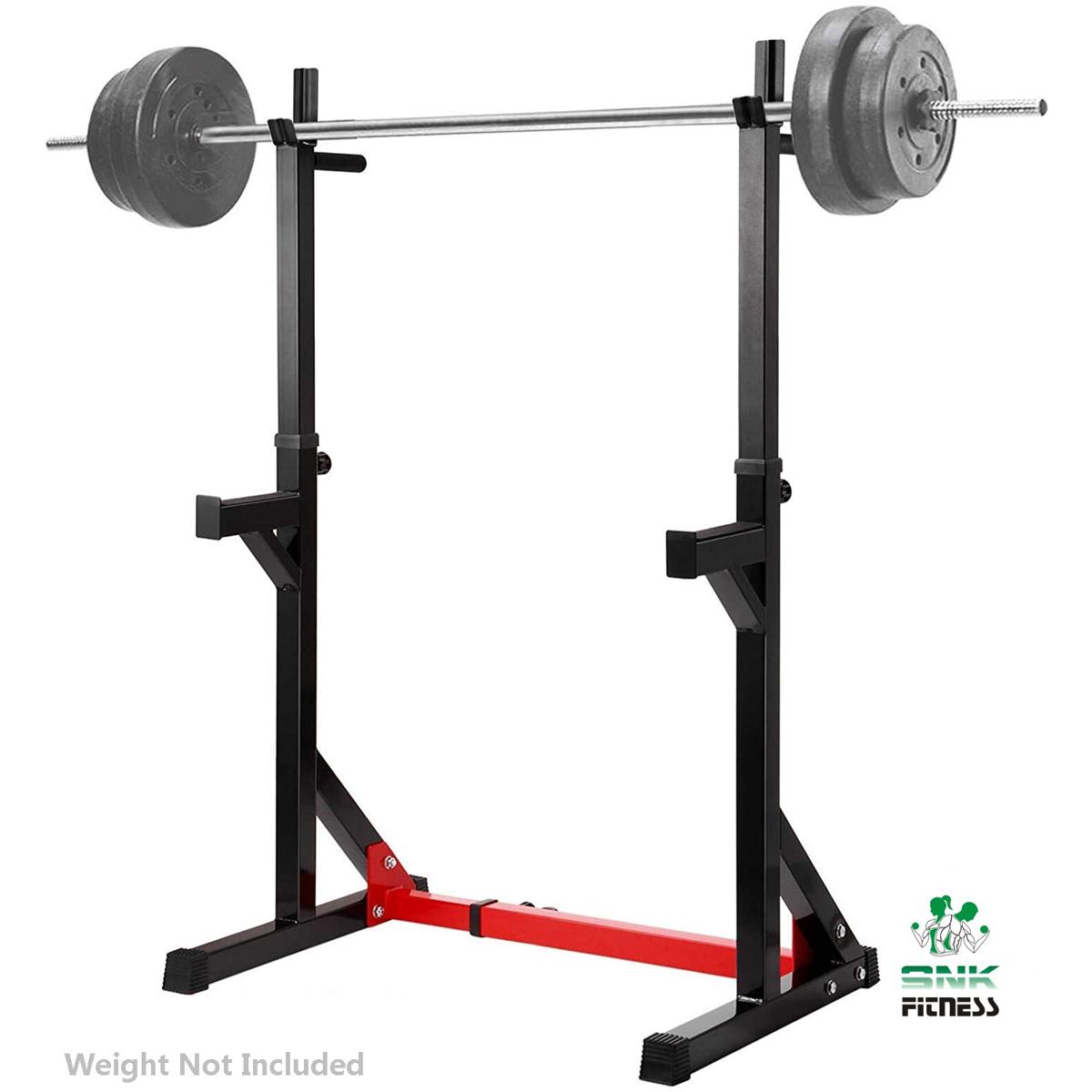 Adjustable Squat Rack Multi-Function Barbell Rack/Stand Dip Stand Barbell  Stand Weight Lifting Rack Gym Family Fitness Adjustable Squat Rack Weight 