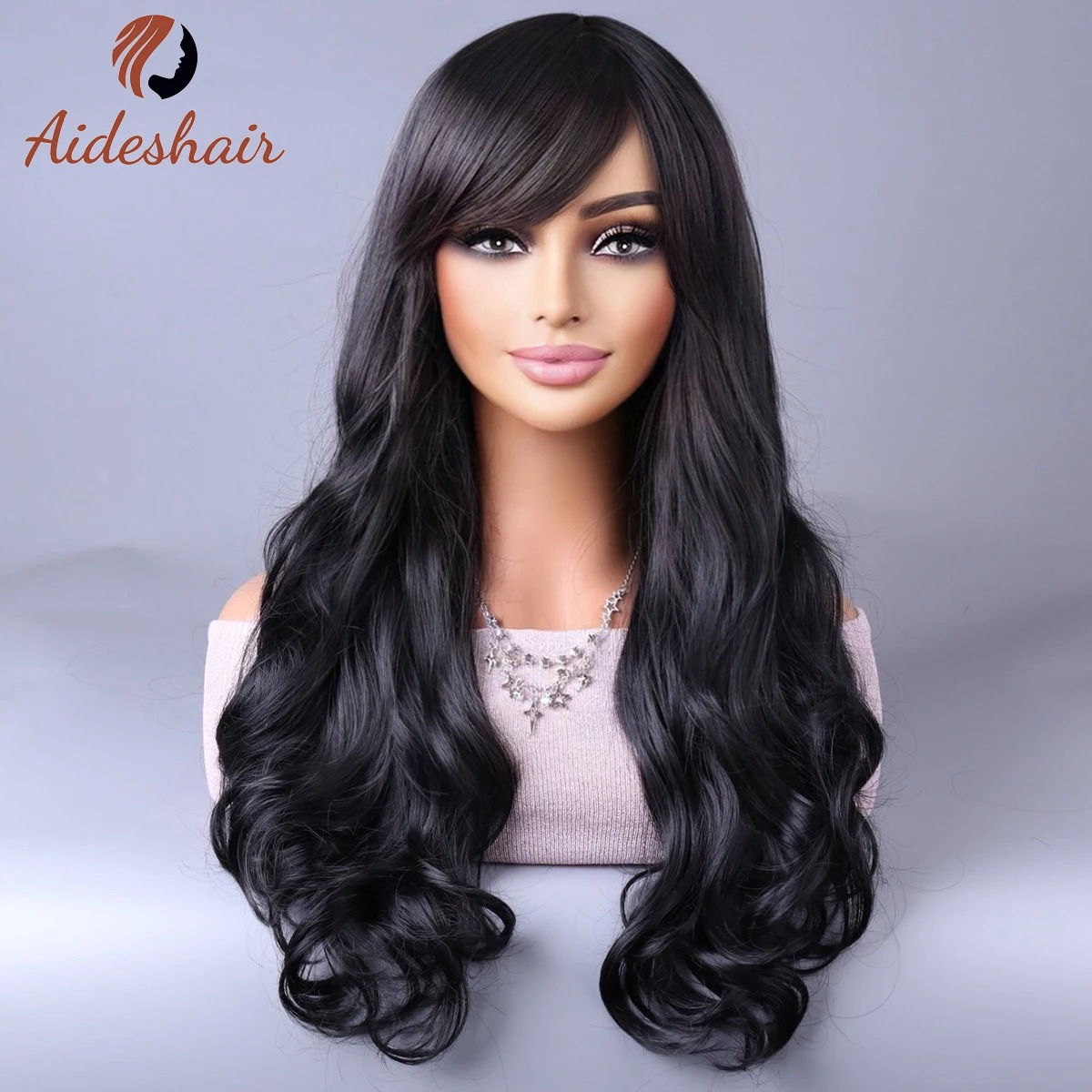 New front bangs full head wig for women's -Natural hairs Look