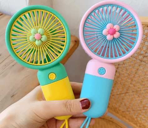Handheld Mini Fans USB Rechargeable Small Electric Fan Student Pocket Portable Fan Mini Portable Air Conditioner