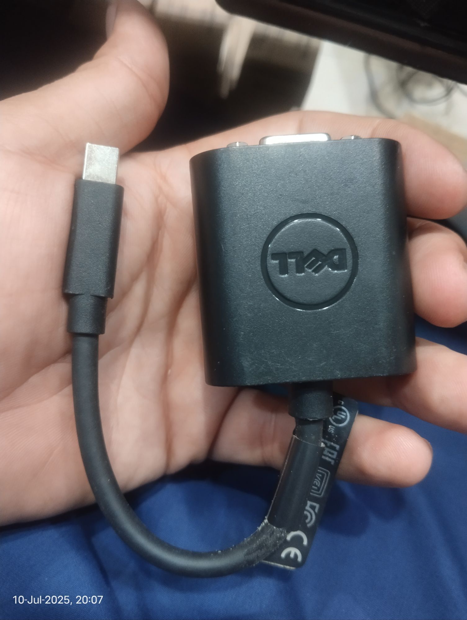 Mini DP to VGA Connector , DisplayPort to VGA Video Adapter  ( Branded )  in Black - 2 Port Compatible ( Branded Stock )
