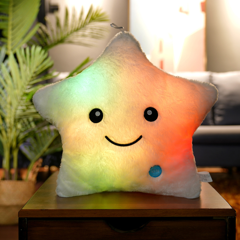 Happy star 2025 light up pillow