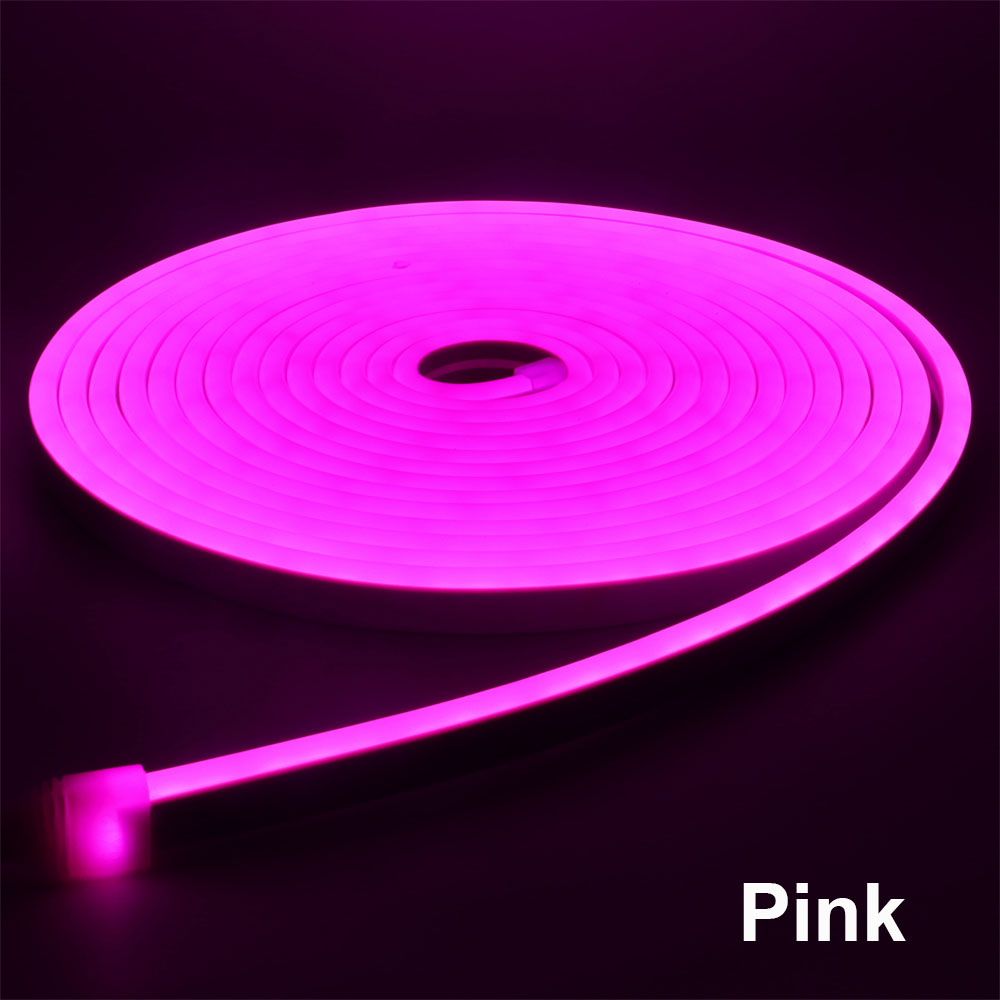 DC12V - LED Strip - RGB - Neon - LED Light - Waterproof - Flexible - Bendable - 5M - 16ft - Decorative For Room - Home Decoration - Gaming PC - Bedroom - Kitchen By GULF LED HOUSE