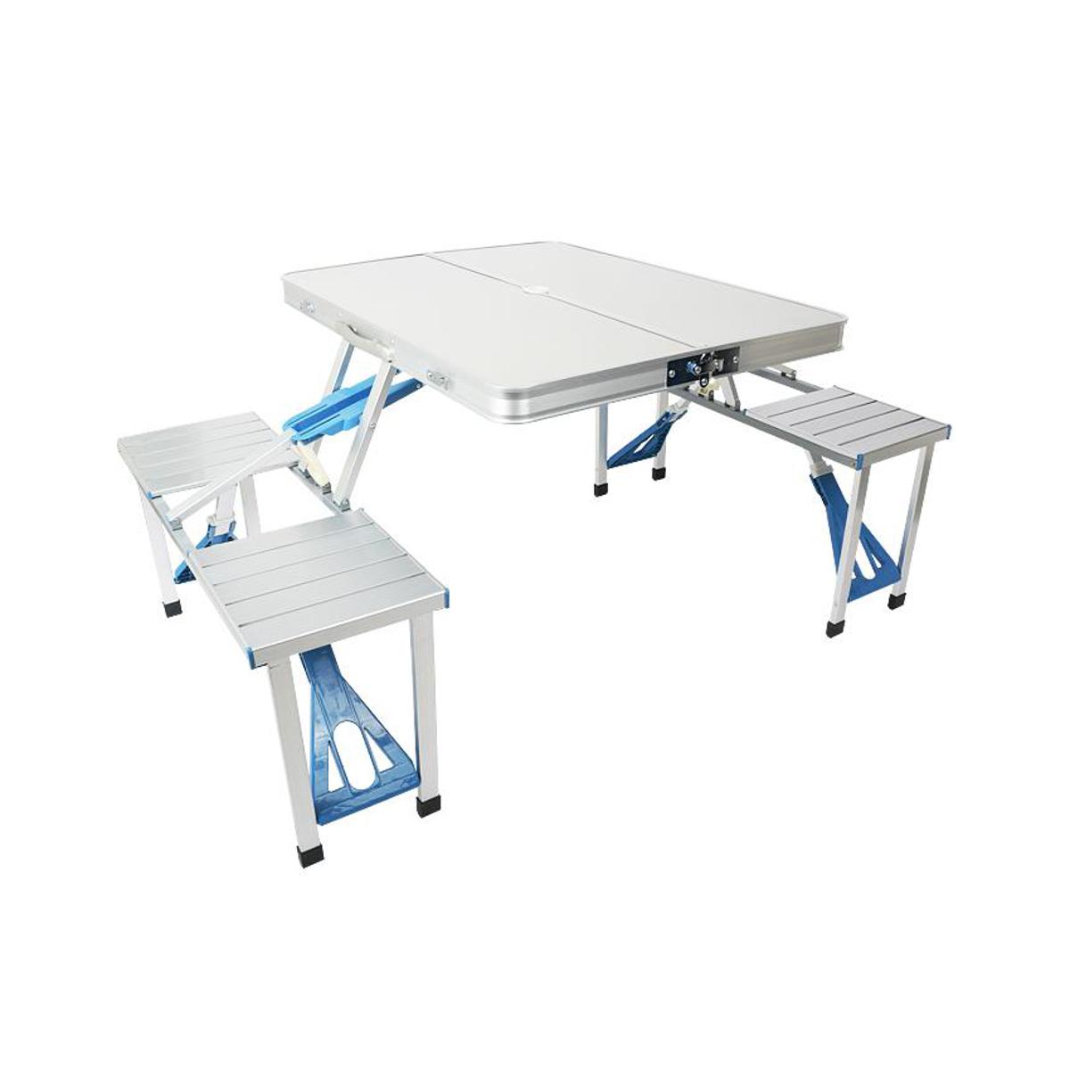 aluminium foldable table with chairs