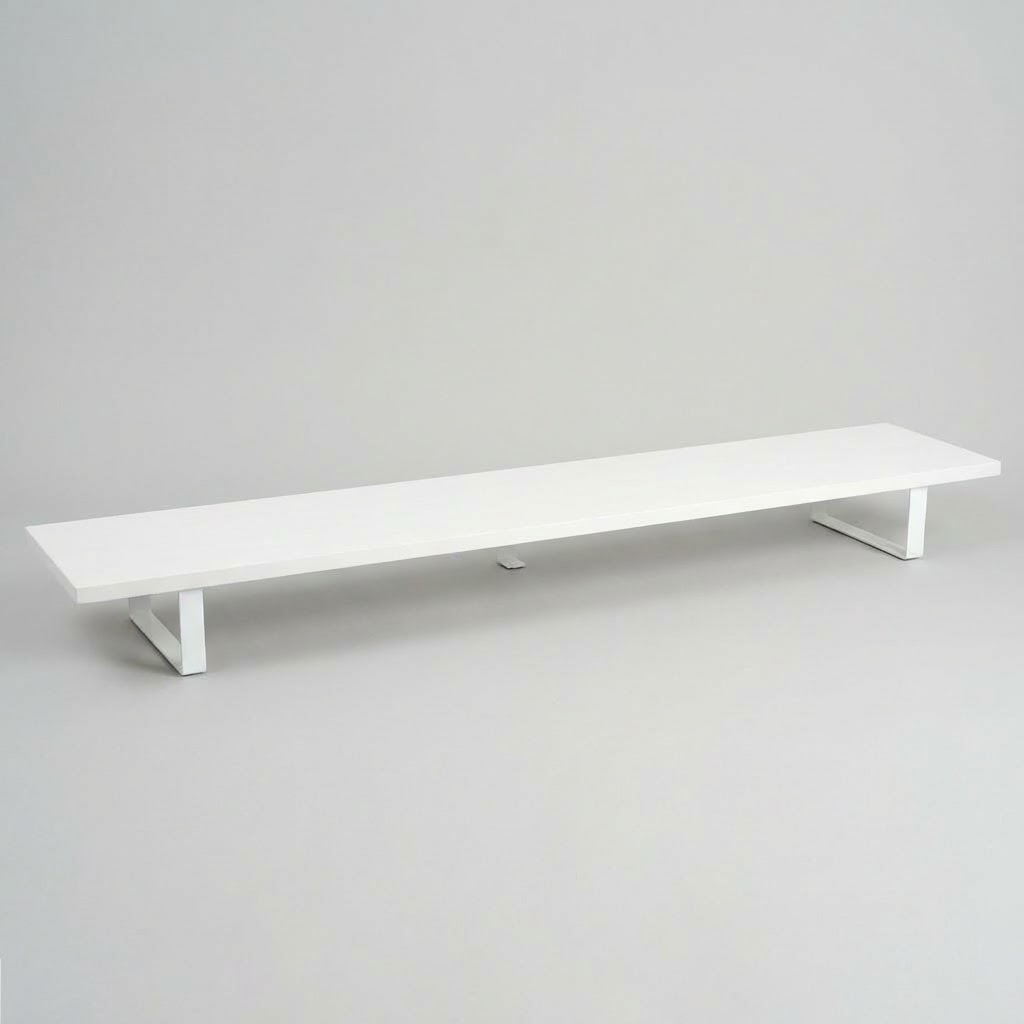 46x9in White