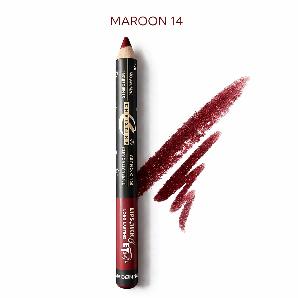 Christine Jumbo Lip & Eye Pencil - Maroon 14