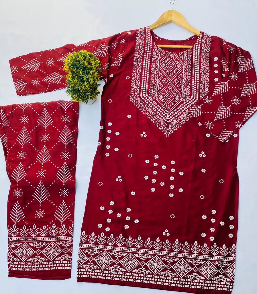 New Chunri 2pc dress by Stylixh Collection for women and girls