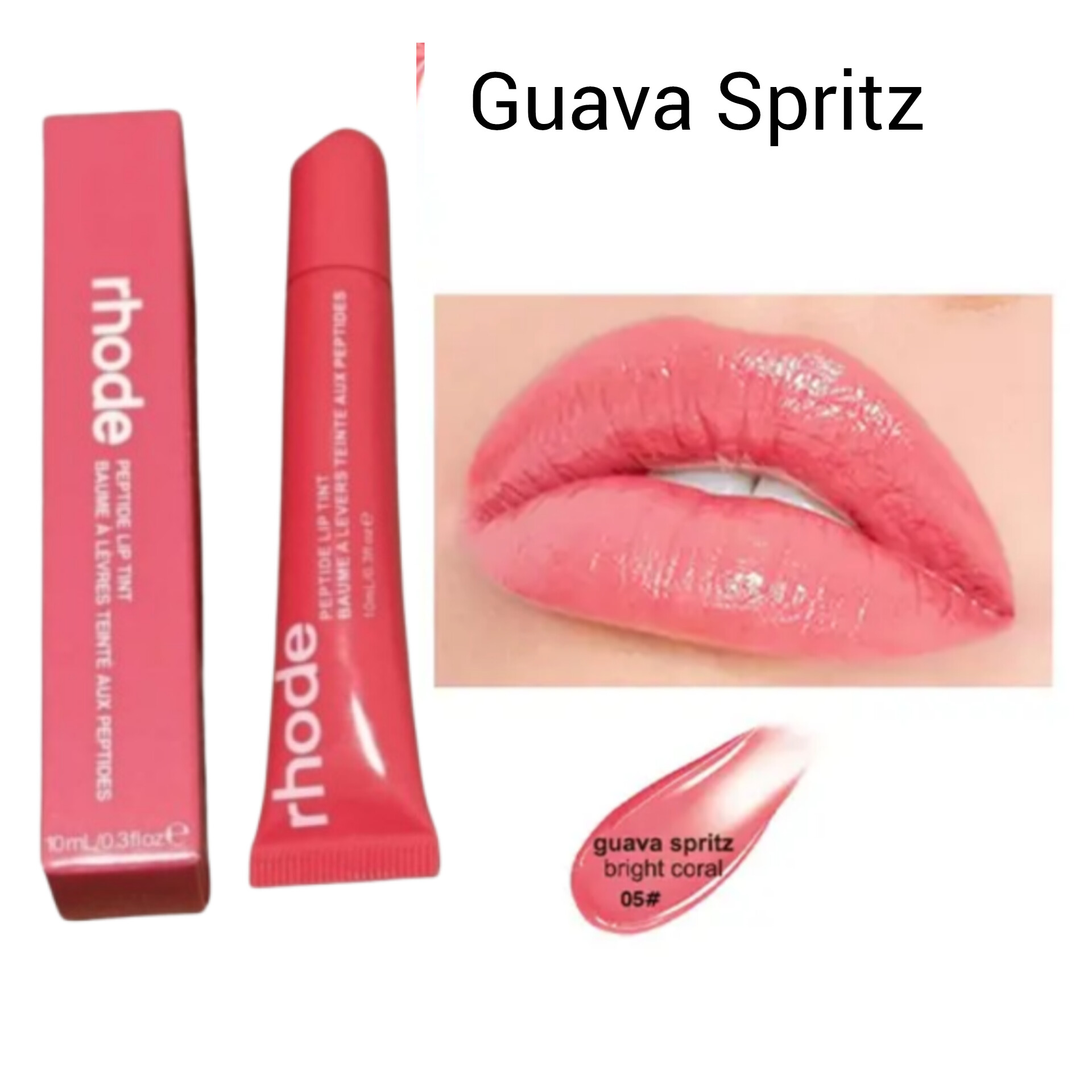 Rhode LipTint Peptide Finest Dupe | Long Lasting Non-Stick Lip Plumper Shea Butter Lip Gloss | Velvet Mirror Finish Orignal Lip Tint Set | Moisturizing Hydrating Lipstick,Lip Oil,Lip Balm | Tint For Lips & Cheeks All-in-One Lip Care Makeup ( 8 Shades )