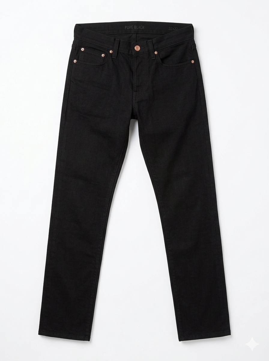 Black Denim Jeans for Men & Boys – Stylish Casual Denim Pants