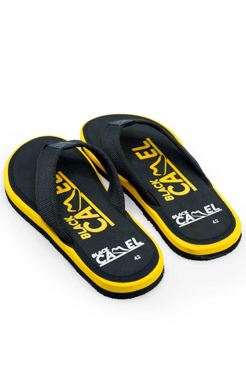 Black Camel Casual Slippers for men  Import Quality Slipper  Flip Flops for men | Strider 0014
