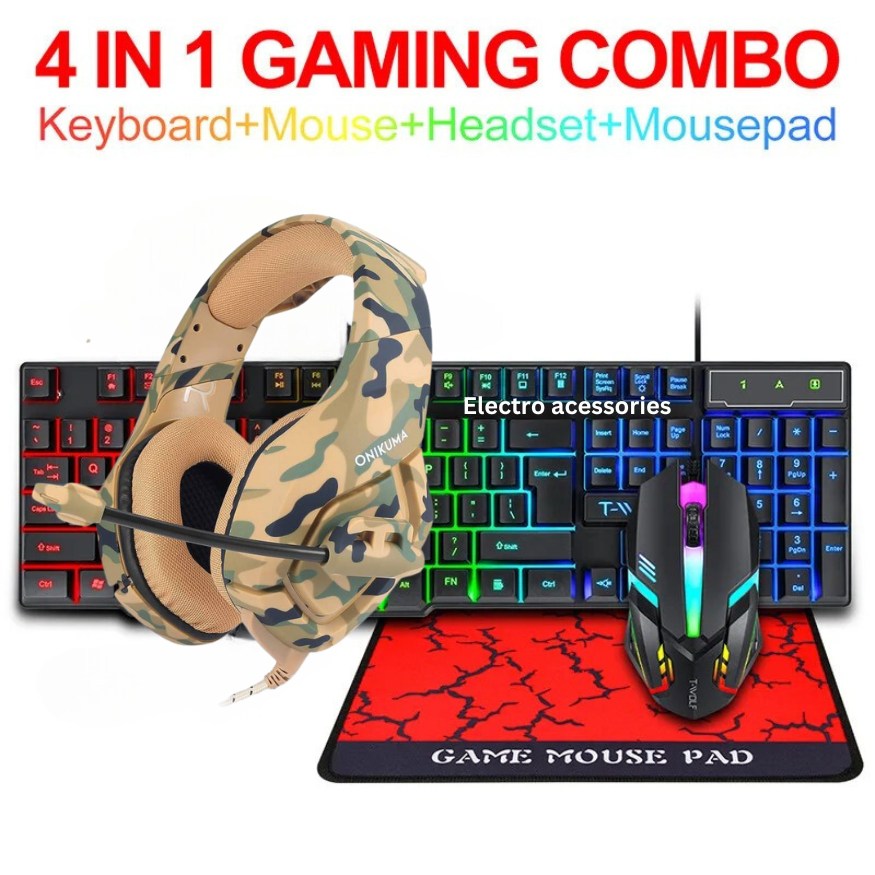 Gaming orders Keyboard Mouse and mousepad