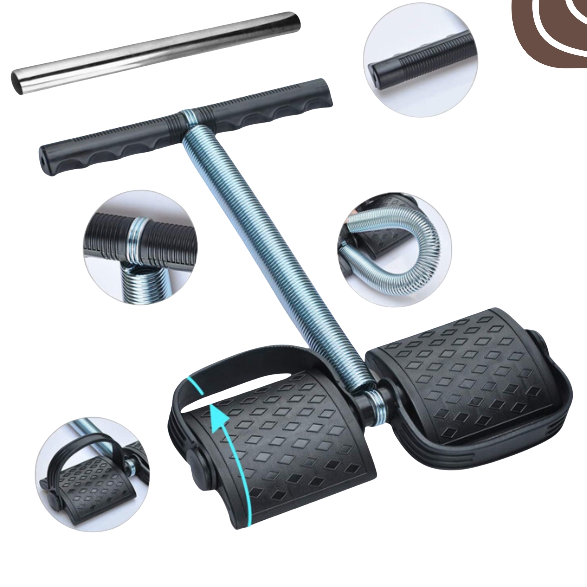 TUMMY TRIMMER SINGLE AND DOUBLE SPRING HIGH QUALITY WEIGHT LOSS EXERCISE MACHINE FOR HOME GYM WOMEN AND MEN