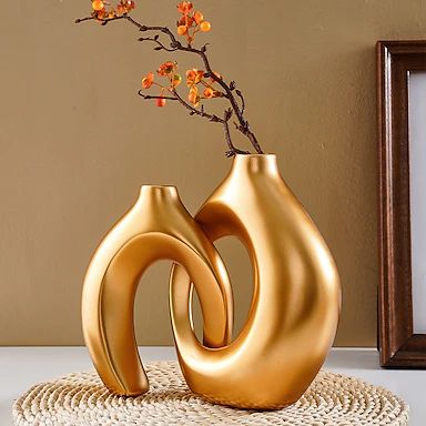 Creative Design Vase Ornaments Artistic Style, Decorations Suitable for Fireplace, Bedroom, Kitchen, and Living Room Decoration, office and theme based area