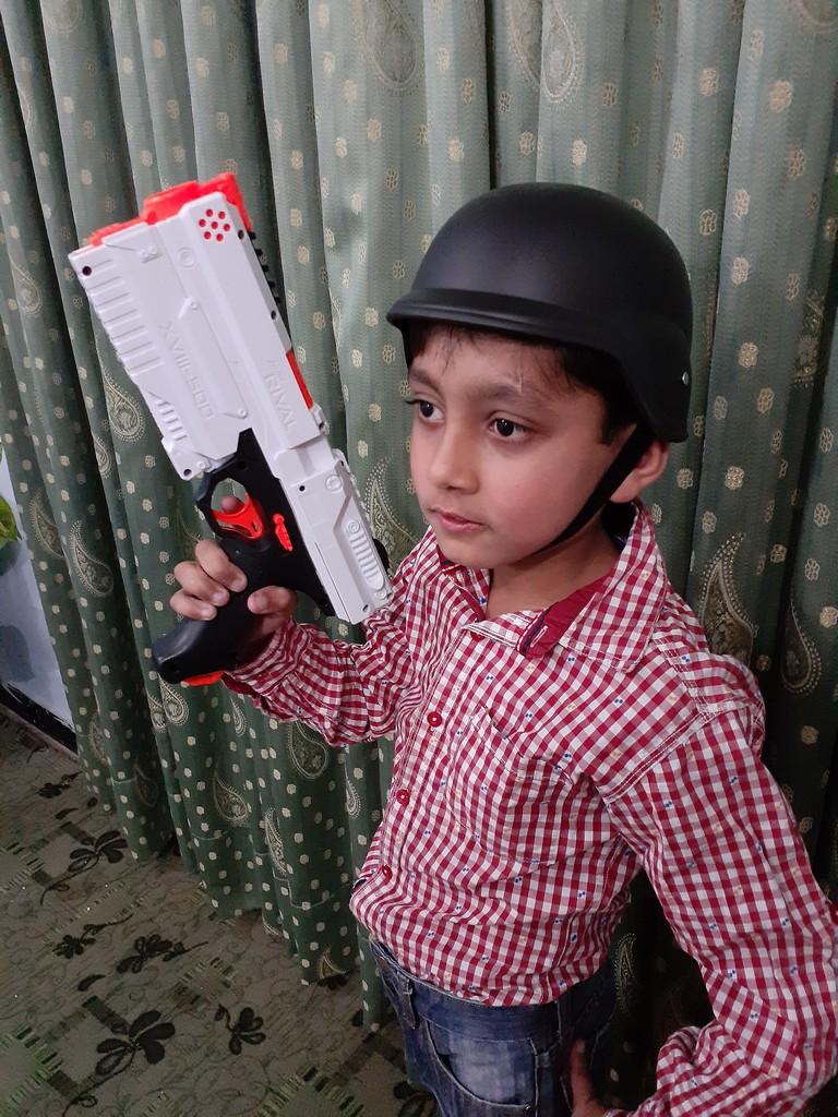 NERF SWAT Outdoor Activity Protective Helmet Toy Black