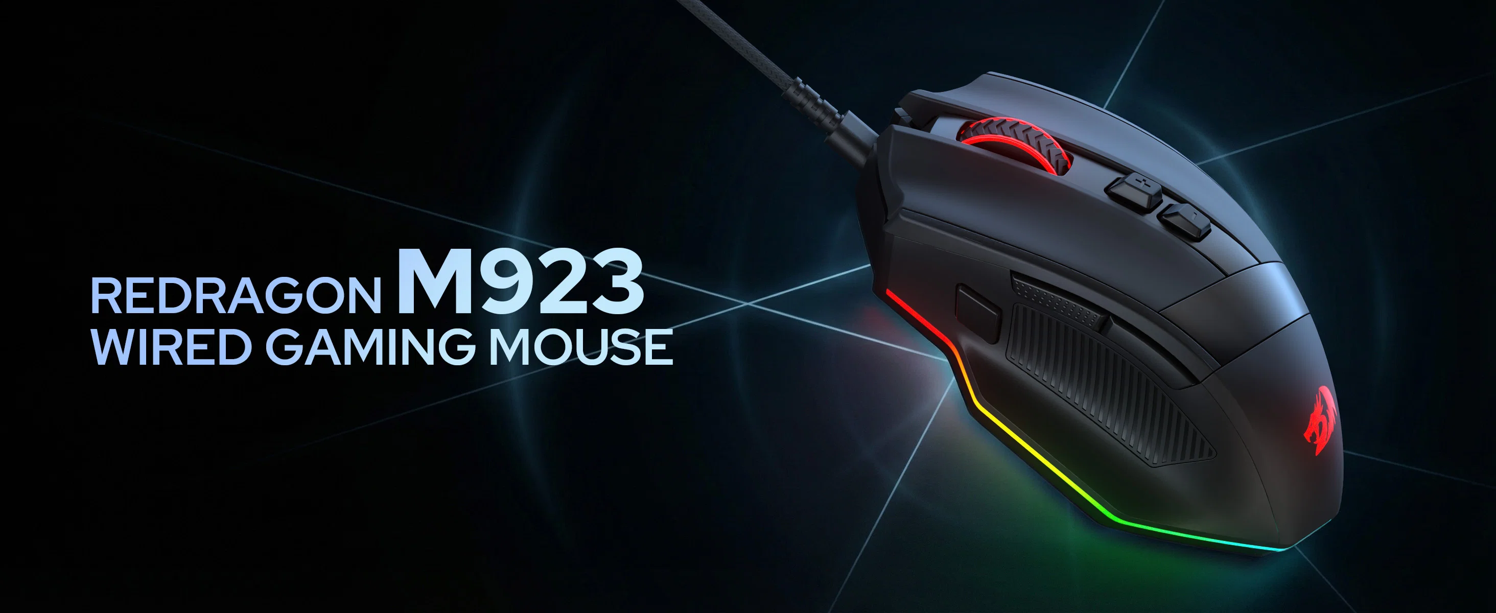 Redragon M923 STEALTH Wired RGB Gaming Mouse 24000Dpi with Rapid Fire Button with Programmable Buttons 16 6ec2e1fcd0502bd1b04deacb4d33c845