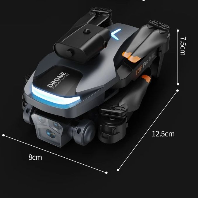 P23 Pro RC Drone 480p Professional Motor With Dual Camera 480p Camera Quality Wide Angle Optical Flow Obstacle Avoidance Quadcopter Gifts Foldable Drone with Wifi and Dual Camera WIFI Transmission FPV Drone | Mid range Drone Camera in Low Price