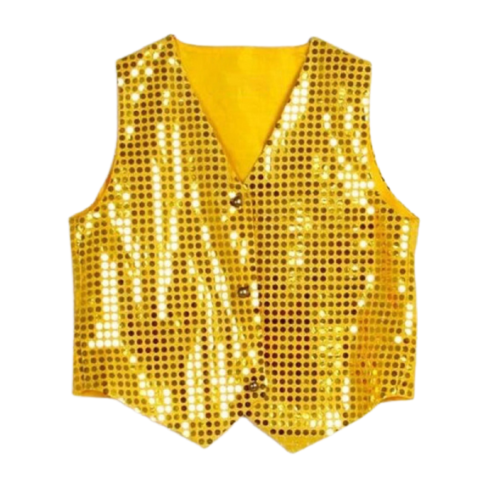 Gold sequin 2025 vest top