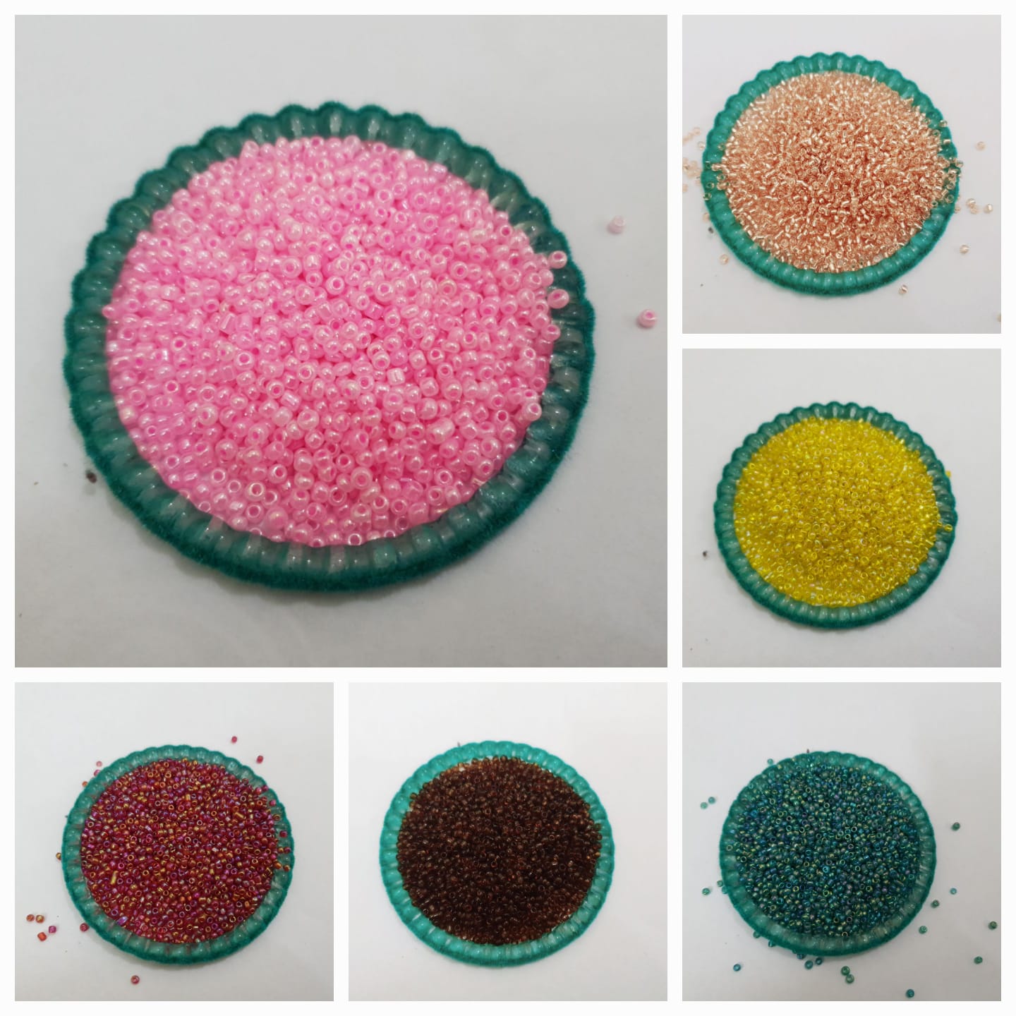2 Tola Round Beads, Glass Various Colors, Pony Bead Jewelry, DIY Craftsmanship 2mm