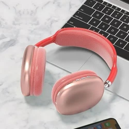 Wireless Bluetooth Headphones Over Ear Stereo Bass Noise Cancellation Headset with Mic Foldable Design Comfortable Ear Cushions Long Battery Timing Support Android Laptop PC Gaming Headphones for Music Calling Online Classes Travel Gym Smart Devices High