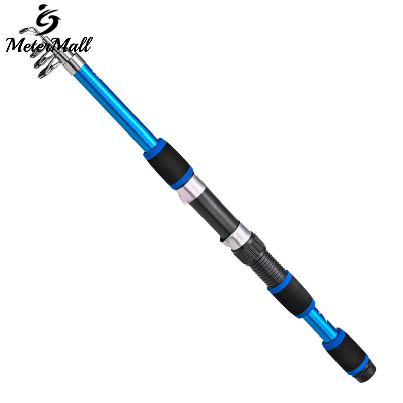 MeterMall 1.8m Telescopic Spinning Fishing Rod With Tangle-free Guides  Portable Fishing Pole Ultralight Fishing Tackle Accessories