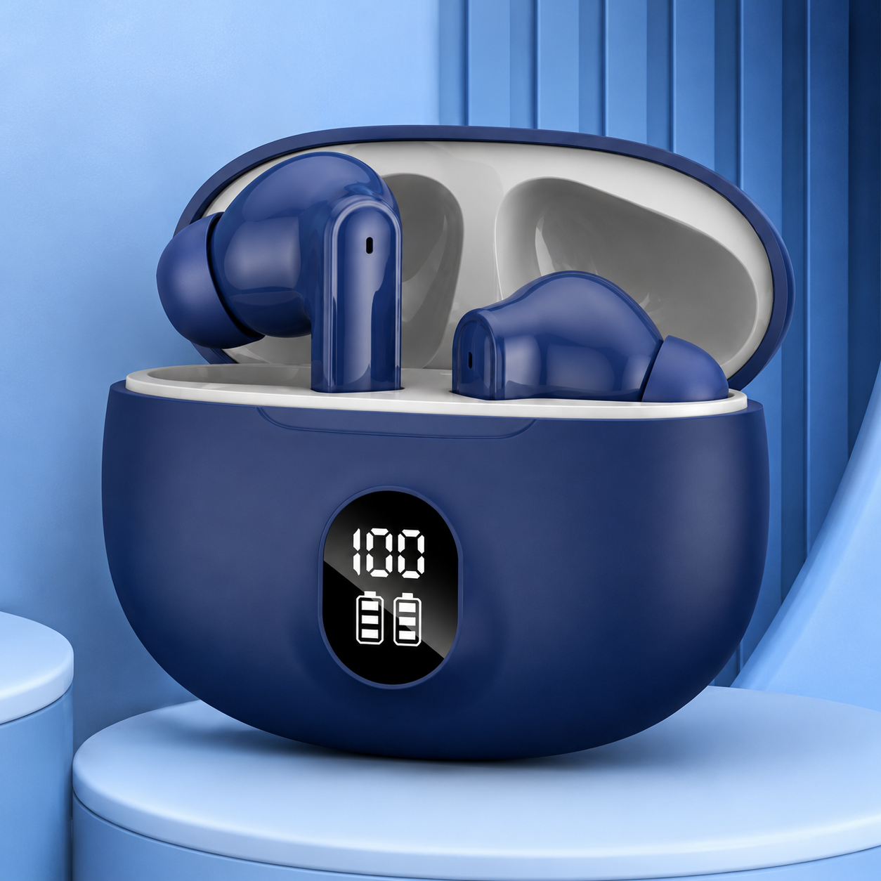Wireless Earbuds, Bluetooth Earbuds, TWS, Noise Cancelling, Touch Control, HD Sound, Gaming, Type-C Charging, All Smart Phones Compatible.