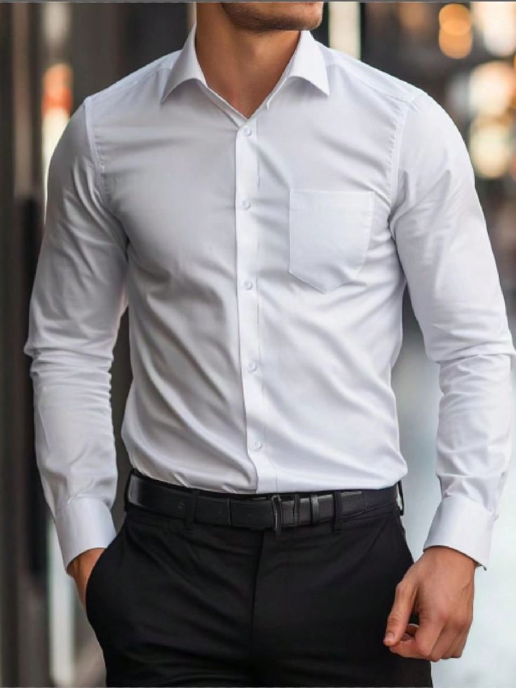 Men’s Slim Fit Shirt – Modern Design Casual & Formal