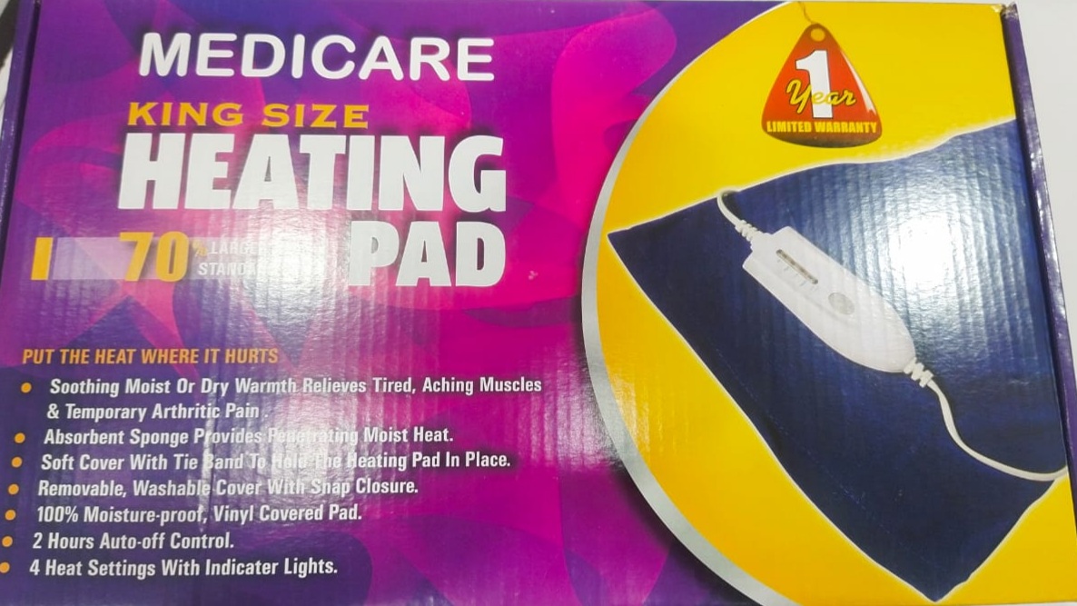 Surgical Home Life Care Heating Pad Available In Surgical